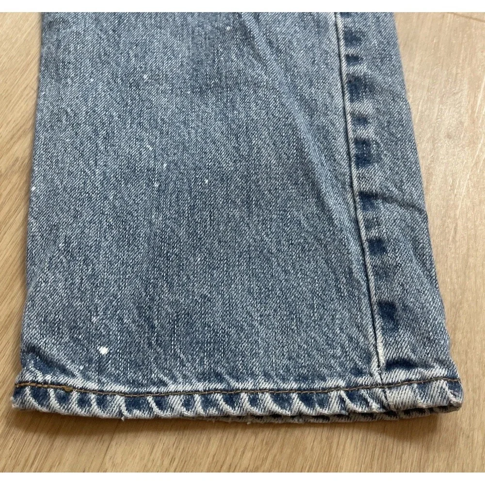 Levi's 505 Denim Jeans Men's 36x30 Regular Fit Straight Leg Med Wash Relaxed 2